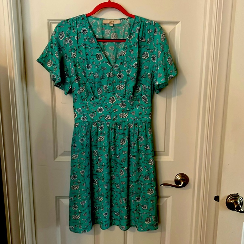 Loft flowered dress